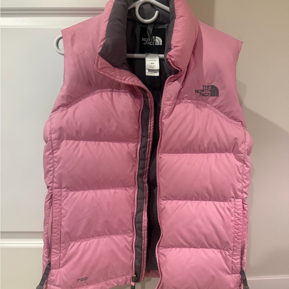 The North Face Pink Down 700 fill Women’s Puffer Vest